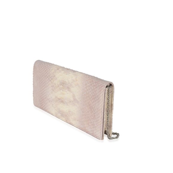 Christian Dior Pink Python Lady Dior Clutch - Picture 2 of 8